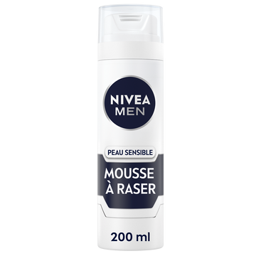 Mousse à raser Sensitive NIVEA for men, 200ml