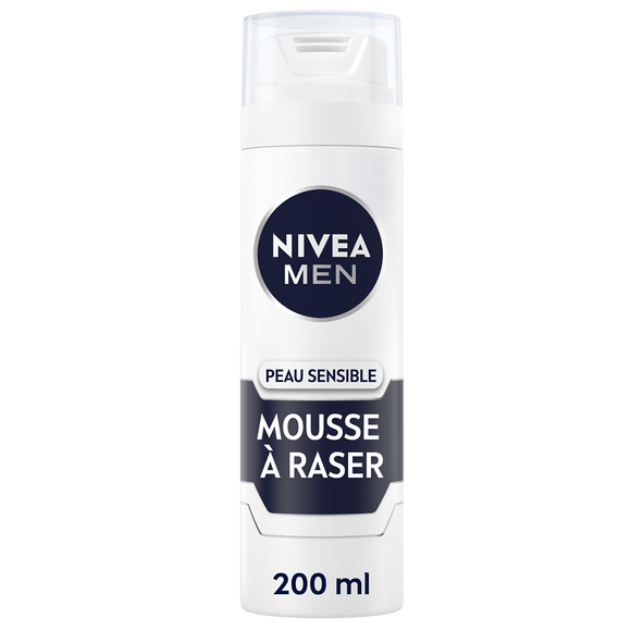 Mousse à raser Sensitive NIVEA for men, 200ml