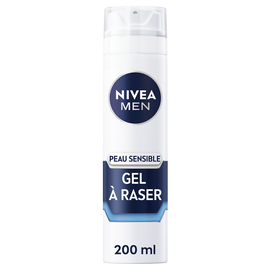 Gel à raser extra doux Sensitive NIVEA FOR MEN, 200ml