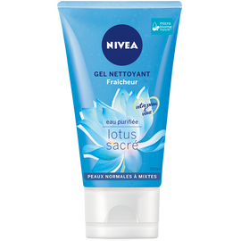 Gel moussant fraîcheur pour peaux normales à mixtes NIVEA VISAGE, 150ml