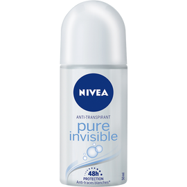 Déodorant féminin pure invisible de NIVEA, bille, 50ml