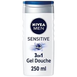 Gel douche sensitive NIVEA MEN, 250ml