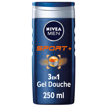 Gel douche sport NIVEA MEN, 250ml