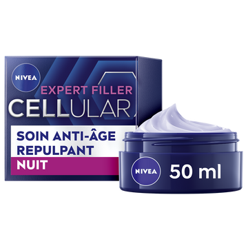 Soin anti-âge nuit cellular expert filler NIVEA 50ml