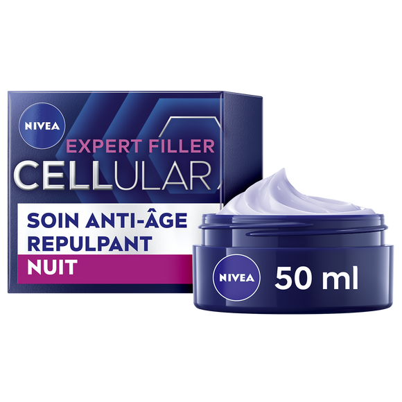 Soin anti-âge nuit cellular expert filler NIVEA 50ml