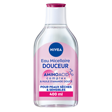 Démaquillant pour le visage micellaire 0% pour peaux sèches et sensibles NIVEA, 400ml