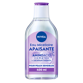Démaquillant visage micellaire 0% sensible NIVEA, 400ml