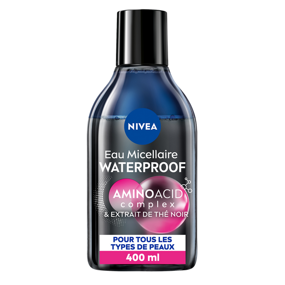 Démaquillant visage waterproof biphase micellaire NIVEA, 400ml