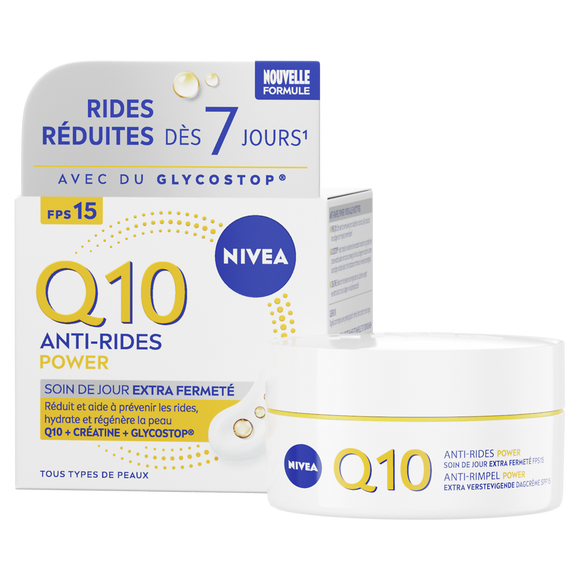 Crème Jour Anti-Rides Q10 SPF15 NIVEA Visage 50ml
