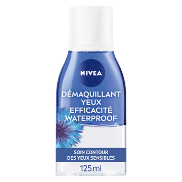 Démaquillant yeux waterproof bi-phase NIVEA VISAGE, 125ml