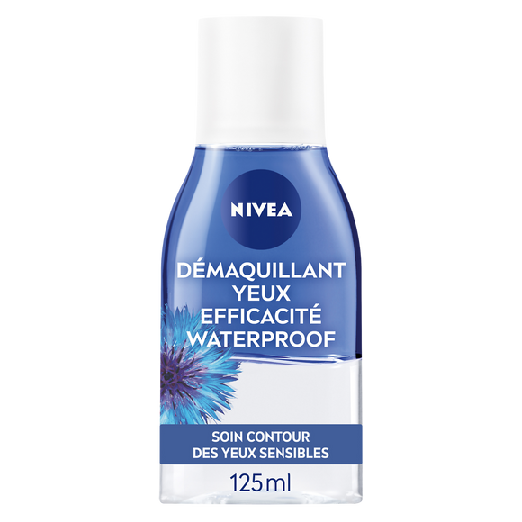 Démaquillant yeux waterproof bi-phase NIVEA VISAGE, 125ml