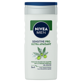 Gel douche sensitive pro ultra-apaisant men huile de graines de chanvre NIVEA 250ml