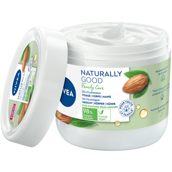 Crème naturally good multi usages family Care Visage - Corps - Mains NIVEA 450ml