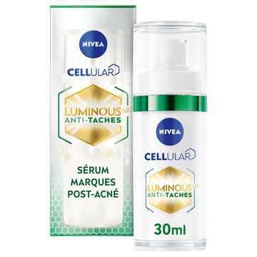 Cellular luminous sérum marques post-acné perfecteur de peau visage NIVEA 30ml