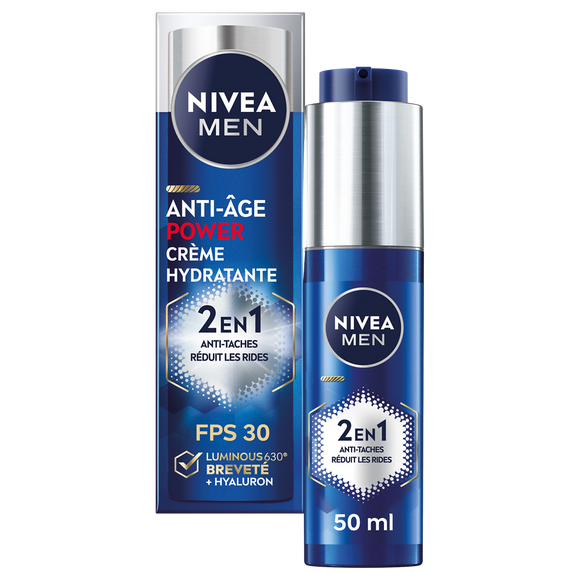 Crème hydratante visage Anti-Tâches 2en1 NIVEA Men 50ml