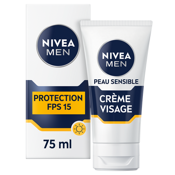Crème visage peau sensible SPF15O NIVEA Men 75ML