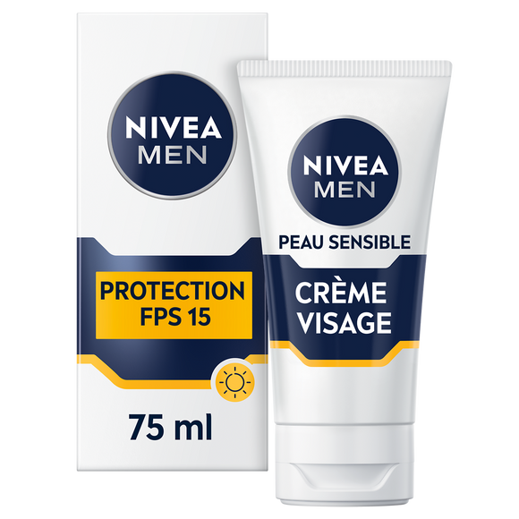 Crème visage peau sensible SPF15O NIVEA Men 75ML