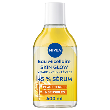 Eau Micellaire Sérum Glow NIVEA 400ml