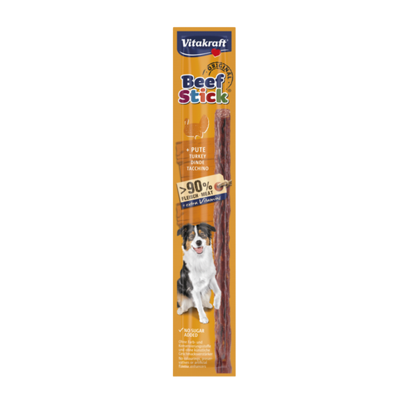 Beef stick dinde friandise pour chien VITAKRAFT x1