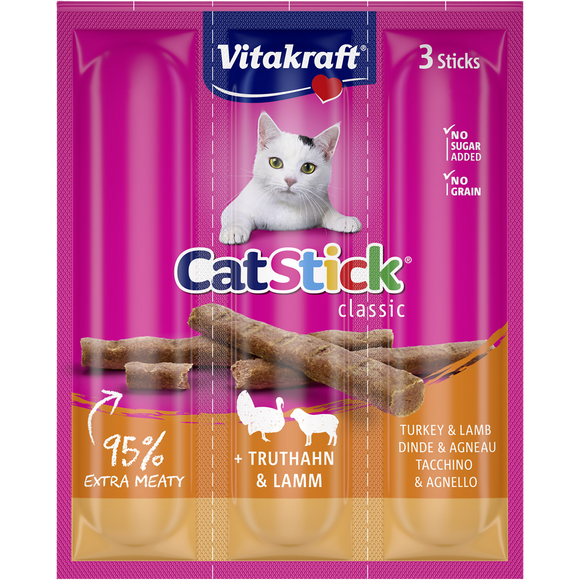 CatStick dinde et agneau VITAKRAFT x3