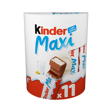 Barre chocolatée KINDER maxi, x11 barres 231g