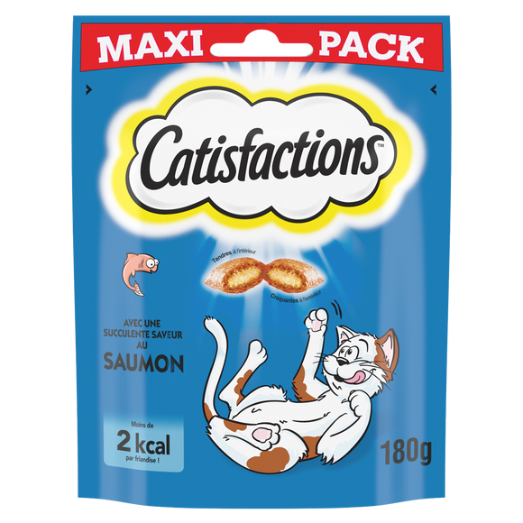 Friandises chat au saumon CATISFACTIONS - 180g