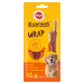 Friandises chien récompenses Ranchos Wrap au poulet PEDIGREE - 40g