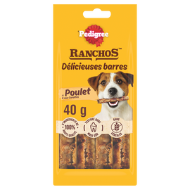 Friandises chien récompenses Ranchos barres au poulet PEDIGREE - 40g
