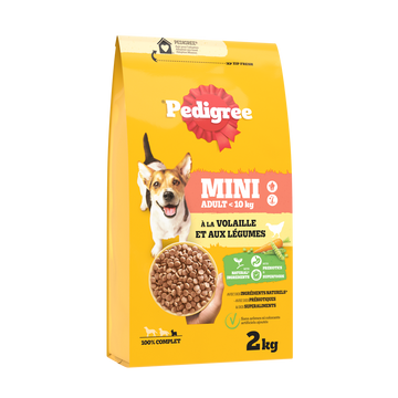 Croquettes petit chien à la volaille et aux légumes PEDIGREE - 2kg