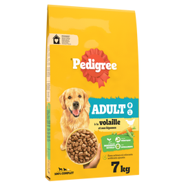 Croquettes moyen et grand chien à la volaille et aux légumes PEDIGREE- 7kg