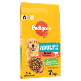 Croquettes moyen et grand chien au boeuf et aux légumes PEDIGREE - 7kg