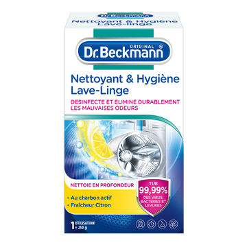 Nettoyant poudre hygiène lave-linge DR BECKMANN, boîte de 250g