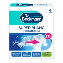 Reblanchisseur super blanc DR BERCKMANN, 4 sachets