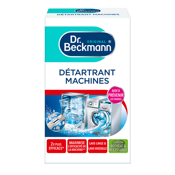 Détartrant machines poudre DR BECKMANN, 2 sachets de 50g