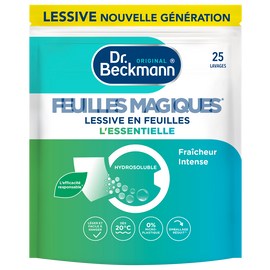 Lessive en feuilles essentielle DR BECKMANN x25 lavages