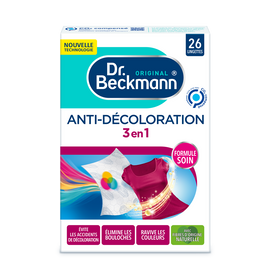 Lingettes anti-décoloration 3 en 1 DR BECKMANN, x26