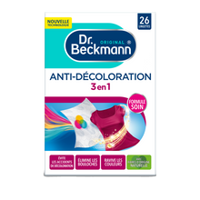 Lingettes anti-décoloration 3 en 1 DR BECKMANN, x26