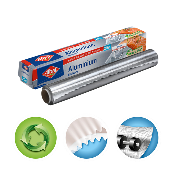Aluminium ALBAL, rouleau de 20m