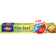 Film alimentaire 2 en 1 ALBAL, 20m