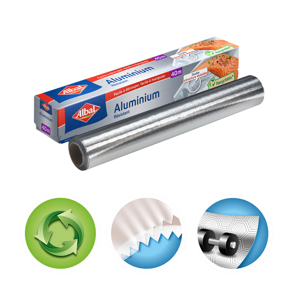 Aluminium ALBAL, rouleau de 40m