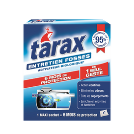 Activateur microbilles pour fosses septiques efficace 6 mois TARAX, 200g