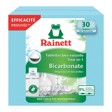 Tablette pour lave vaisselle ecolabel tout en un RAINETT, x30