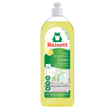 Liquide vaisselle main écologique crème citron RAINETT, 750ml
