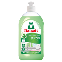 Liquide vaisselle écologique crème thé vert RAINETT, 500ml