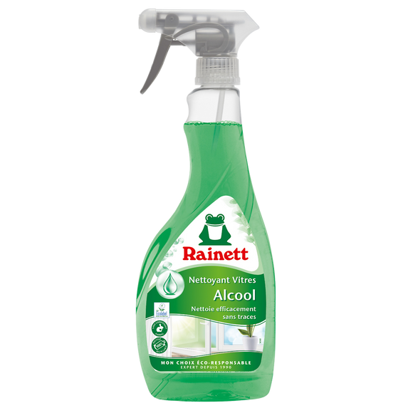 Nettoyant vitre RAINETT ecolab.alcool spray eco-concu 500ml