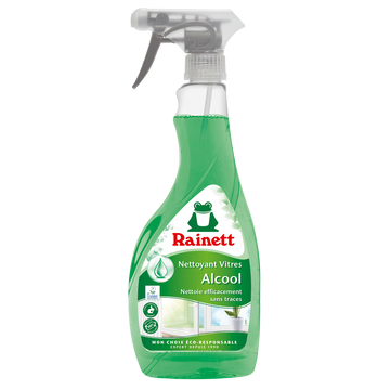 Nettoyant vitre RAINETT ecolab.alcool spray eco-concu 500ml