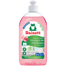 Liquide vaisselle RAINETT ecolabel concentré vinaigre de framboise 500ml