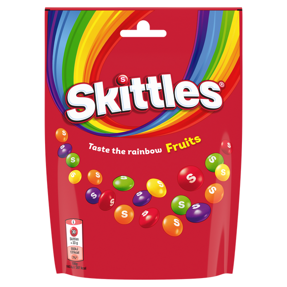 SKITTLES fruits, pochon 174g