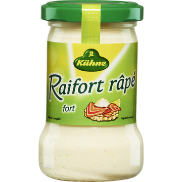 Raifort authentique KUHNE, bocal de 140g