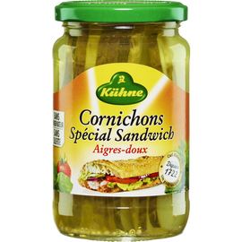 Cornichons Américan Slices KUHNE, bocal de 37cl, 185g